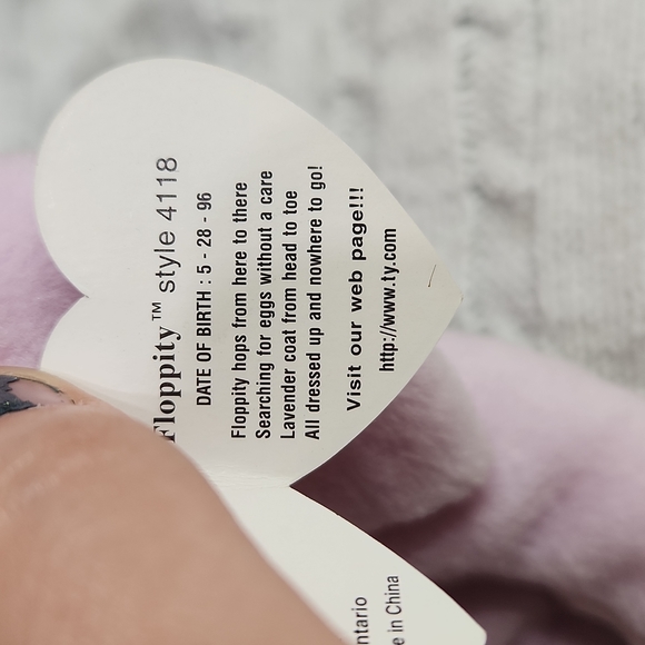 🕸TY FLOPPITY BEANIE BABY RARE ORIGINAL 1ST EDITION PVC PELLETS - Picture 7 of 10